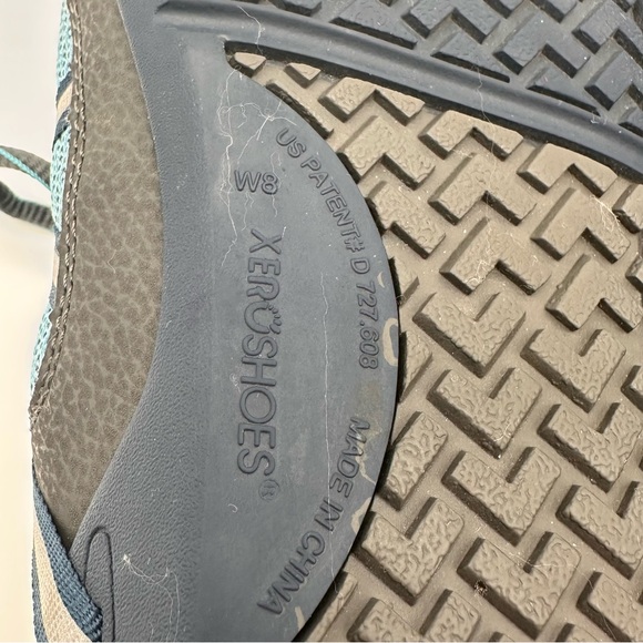 Women's Xero Prio Blue and Black Zero drop Barefoot Running Shoes - Picture 10 of 12